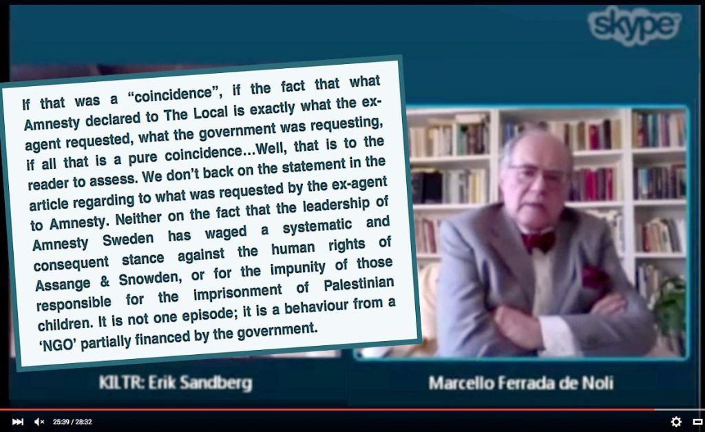 Interview with Swedish Doctors for Human Rights Chairman on Assange Case & Amnesty Sweden