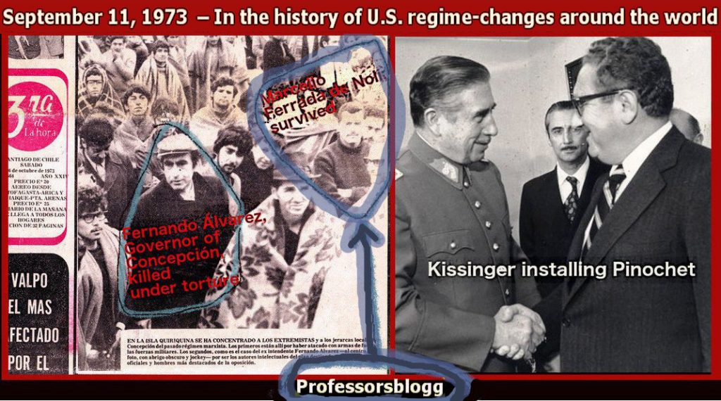 That September 11, when U.S. decided yet another regime-change. My personal testimony
