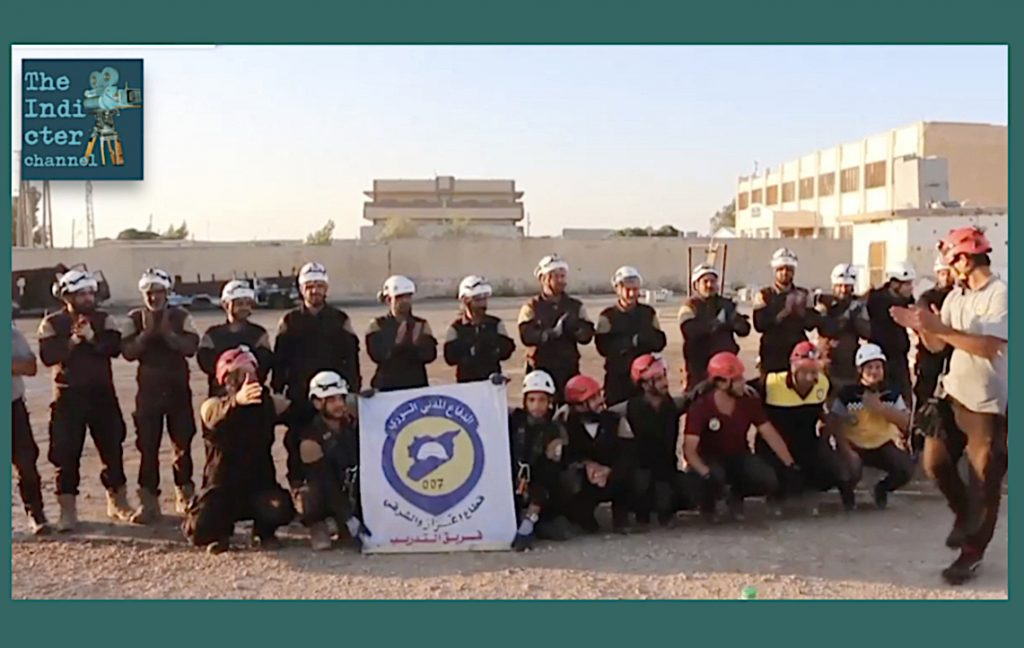 New fake ‘rescue’ scenes by White Helmets in Western media narrative on Syria. Stage & training scenes published as ‘real action’