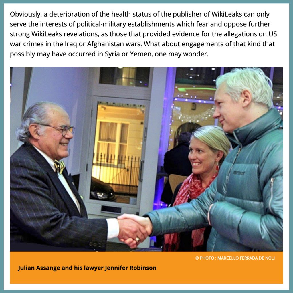 Assange’s Case Has Been ‘Obeying to Geopolitical Interests’