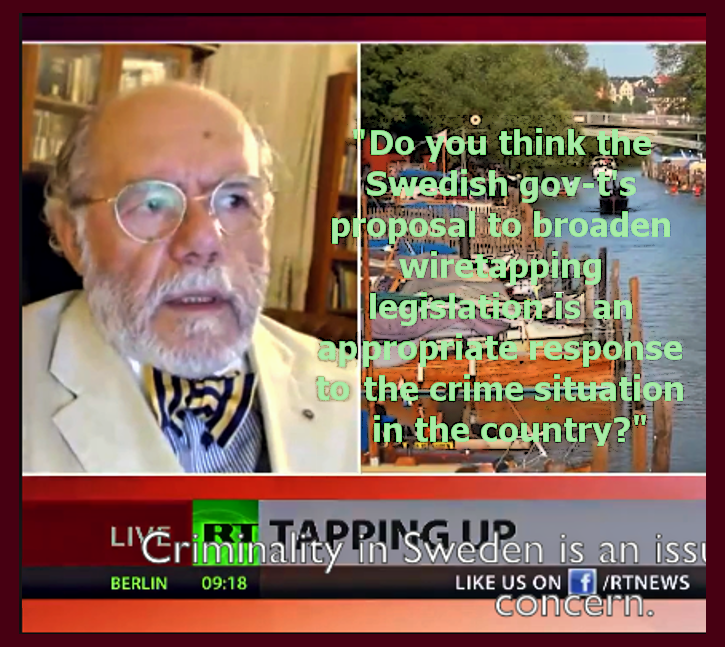 Sweden’s wiretapping of immigrants not suspected of any crime, is against human & civil rights