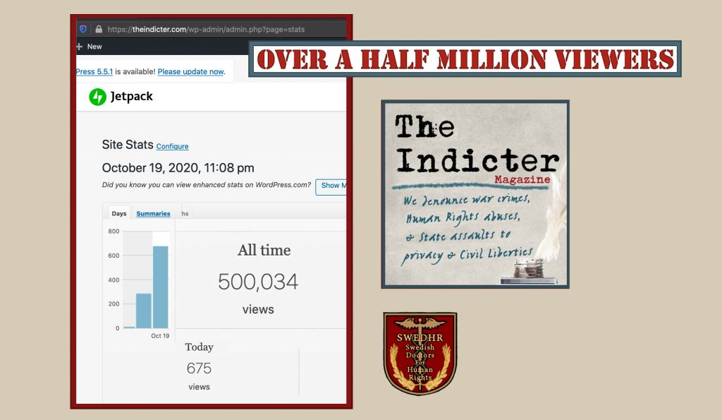The Indicter Magazine reaches half million viewers